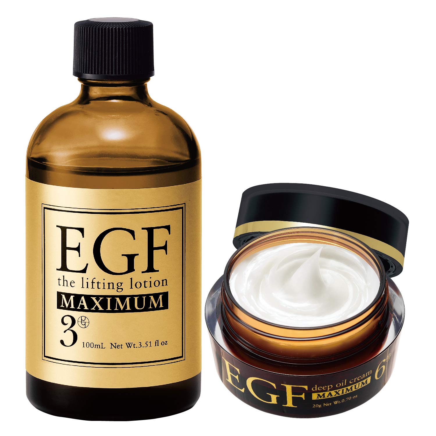 Amazon.co.jp: EGF マキシマム2点セット [ 化粧水 / 100ml +クリーム